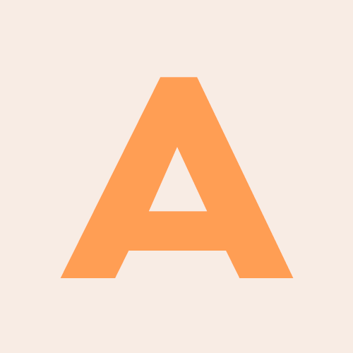 Letra A de la tipografía Axis