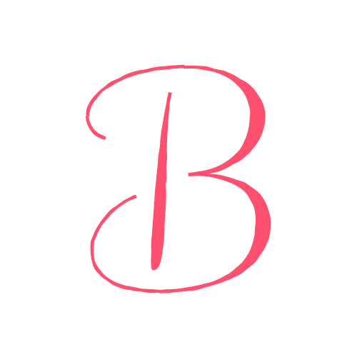 Letra B de la tipografía Balqis