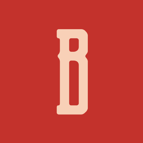 Letra B de la tipografía Blnc Round