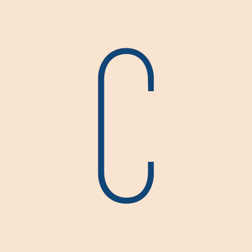 Letra C de la tipografía Canter
