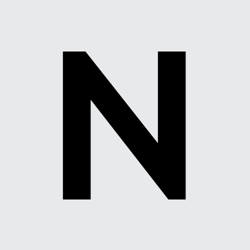 Letra N de la tipografía Nexa