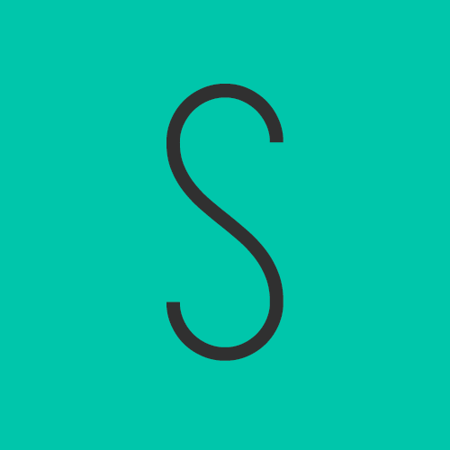 Letra S de la tipografía Simplifica