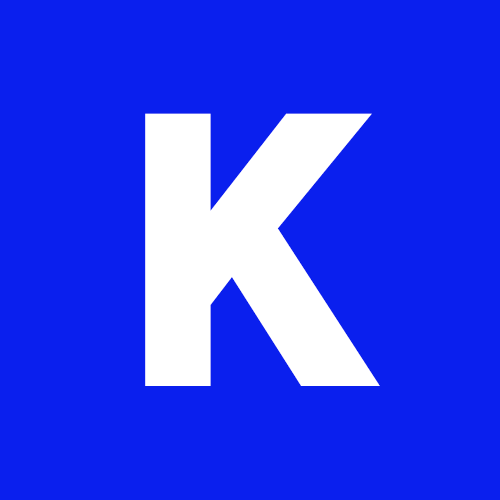Letra K de la tipografía Klima