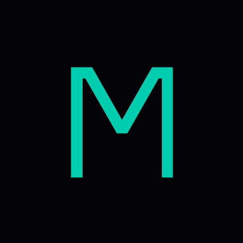 Letra M de la tipografía Mu-th-ur