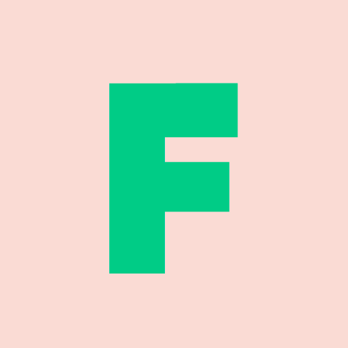 Letra F de la tipografía Funktrum